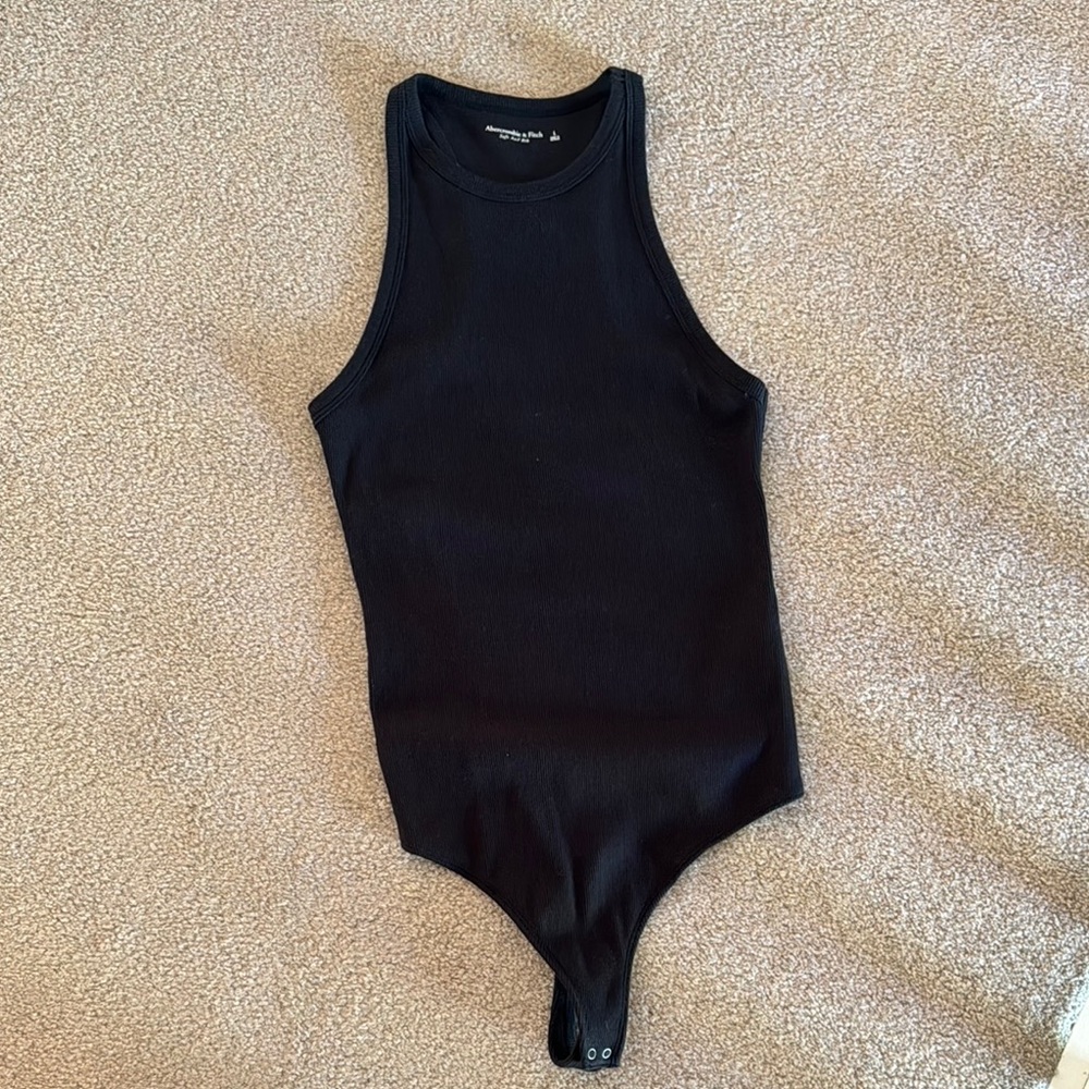 Abercrombie & Fitch Black Bodysuit One Piece